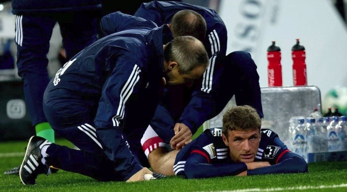 Muller se lesiona con el Bayern Munich