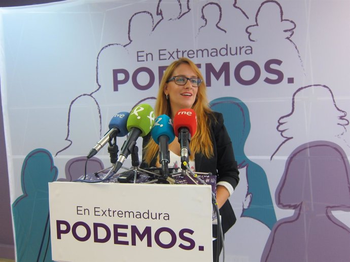                                Portavos Podemos Extremadura, Marta Bastos