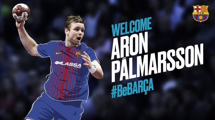 El central islandés Aron Pálmarsson, nuevo jugador del Barça Lassa hasta 2021