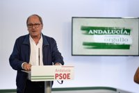 PSOE-A expresa solidaridad al PSC y cree que la inmensa mayoría de socialistas acata la postura del partido