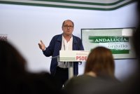 PSOE-A critica que PP-A "llame a la puerta del pacto" y por la "rendija" meta la enmienda a la totalidad al Presupuesto