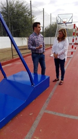 Visita a instalaciones deportivas de Fuerte del Rey.