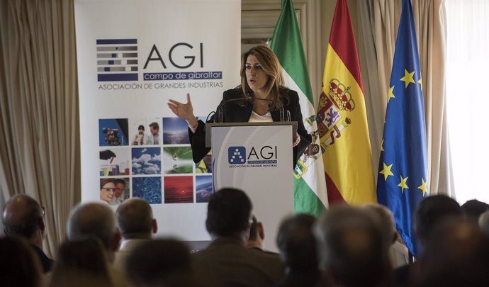 Susana Díaz con las grandes empresas del Campo de Gibraltar