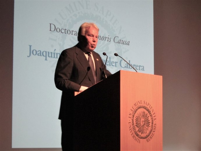 Felipe González a la Universitat d'Almeria
