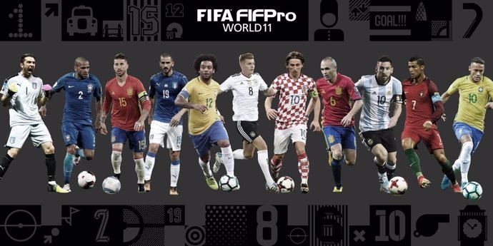 Once ideal FIFA FIFPro 2017