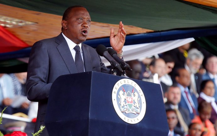 El presidente de Kenia, Uhuru Kenyatta
