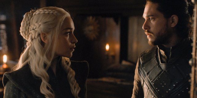 Jon Snow y Daenerys
