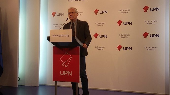 Juajo Echeverría, portavoz de UPN en la Mancomunidad de la Comarca de Pamplona