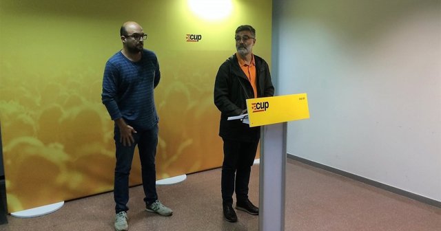 Carles Riera y Joan Coma (CUP)