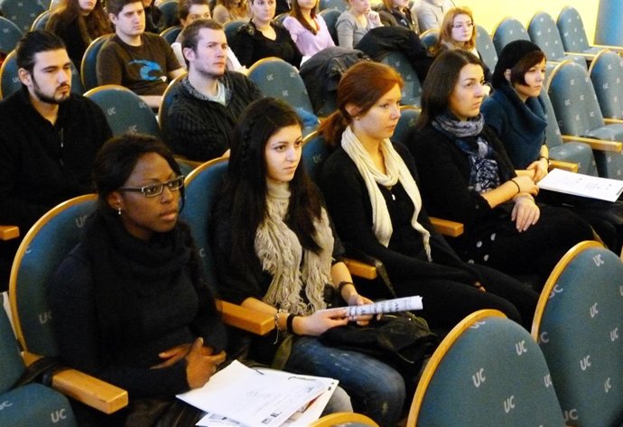 Alumnos de la beca Erasmus