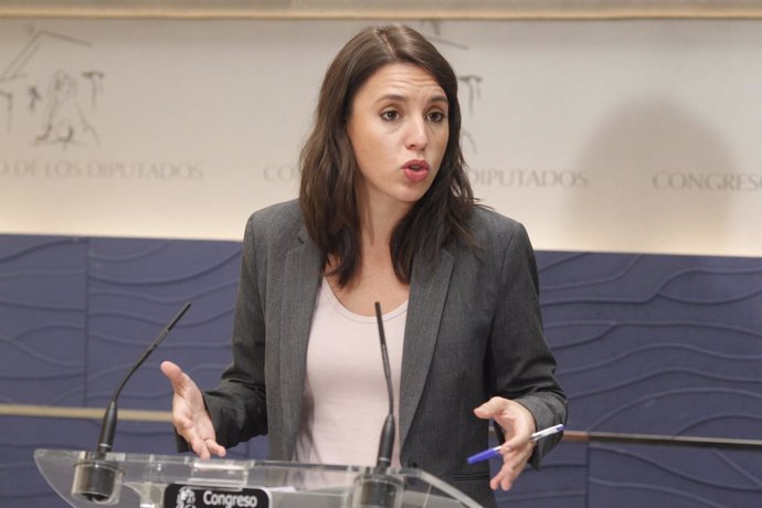 Irene Montero, portavoz de Unidos Podemos 