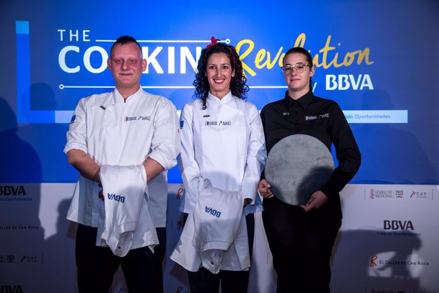 Ganadores de las beca BBVA para formarse en El Celler