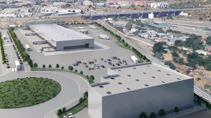 Imagen del proyecyo del centro logístico de madrid
