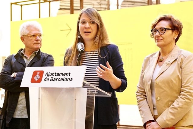 Janet Sanz, Ricard Vinyes y Montserrat Ballarín 
