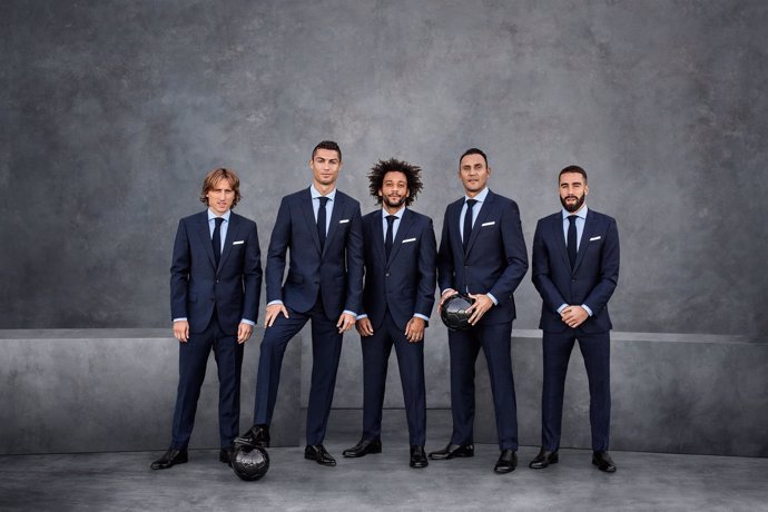 Los jugadores del Real Madrid visten de Hugo Boss