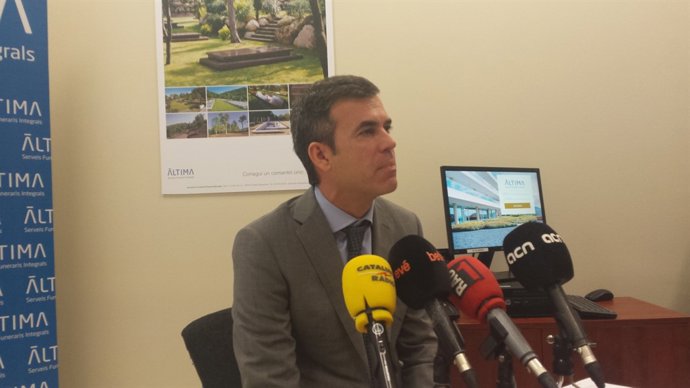 Roda de premsa J.Ventura (Áltima) a Barcelona 