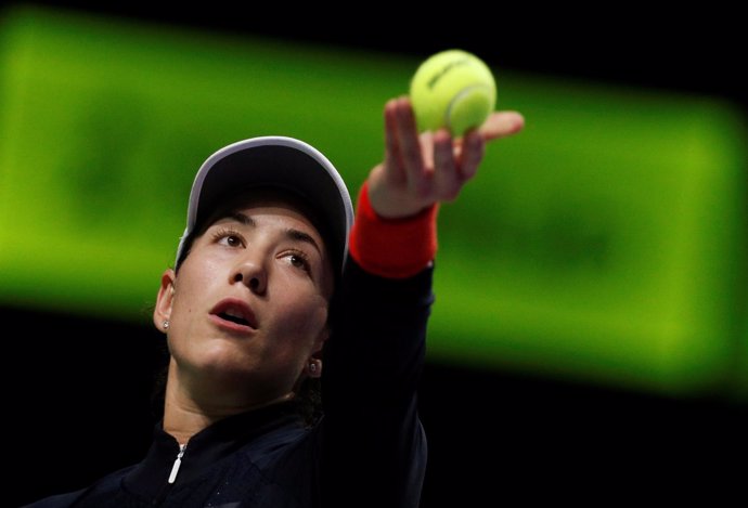 Gabriñe Muguruza en el WTA Finals