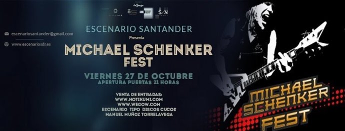 La gira  de Michael Schenker  recala en Santander