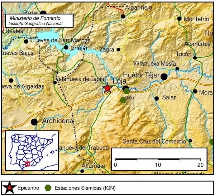 Terremoto en Loja (Granada)