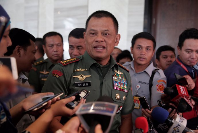 El jefe de Estado Mayor de Indonesia, el general Gatot Nurmantyo 