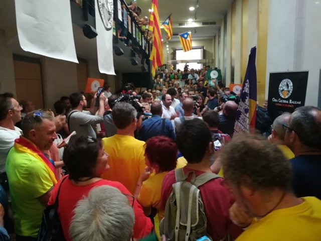 Acto a favor de la independencia en Palma