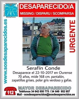 Desaparecido en Ourense