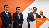 Cs advierte que no negociará los presupuestos de 2018 si no se aumenta "notablemente" el cumplimiento de sus enmiendas