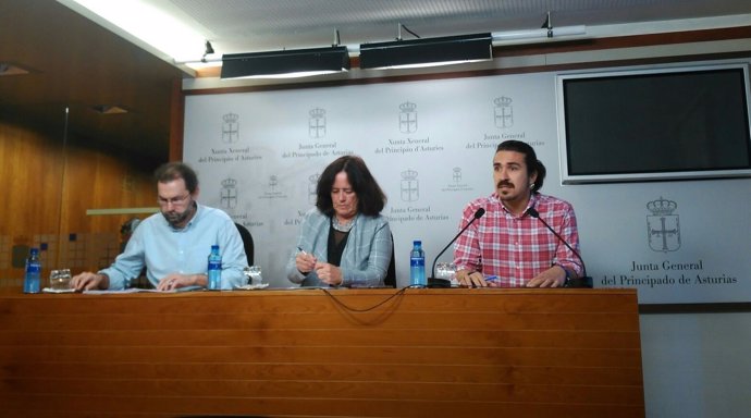 Rueda de prensa de Podemos.