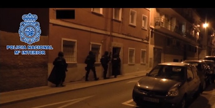 Imatge de la detenció del gihadista Yussuf Galán