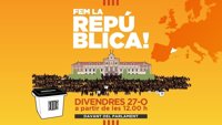 La ANC llama a concentrarse en el Parlament el viernes a las 12 por "la llegada de la República"