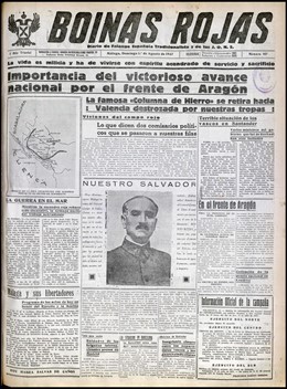 Ejemplar de Boinas Rojas. Archivo de Málaga capital