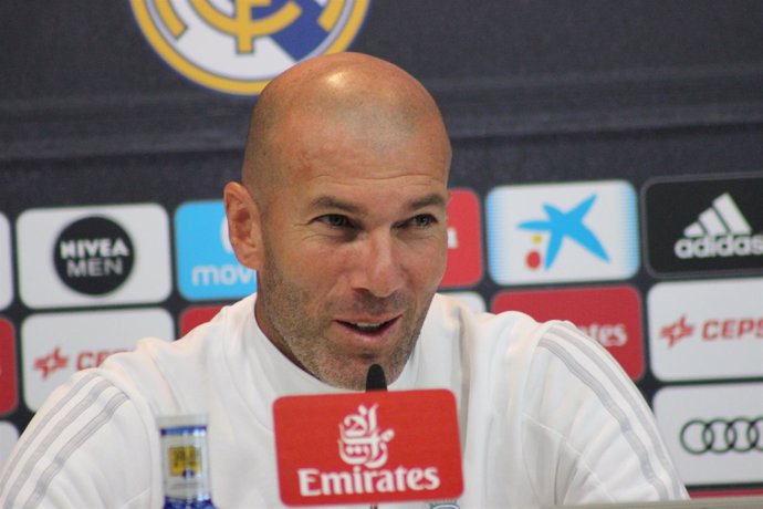 Zidane (Real Madrid) en rueda de prensa