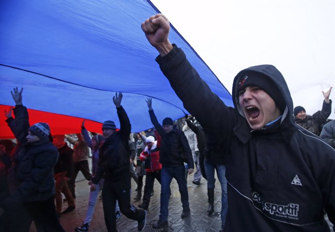 Protestas Crimea independencia y anexión a Rusia, 2014