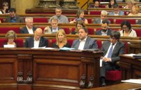 JxSí se reúne en el Parlament para abordar el pleno de este jueves