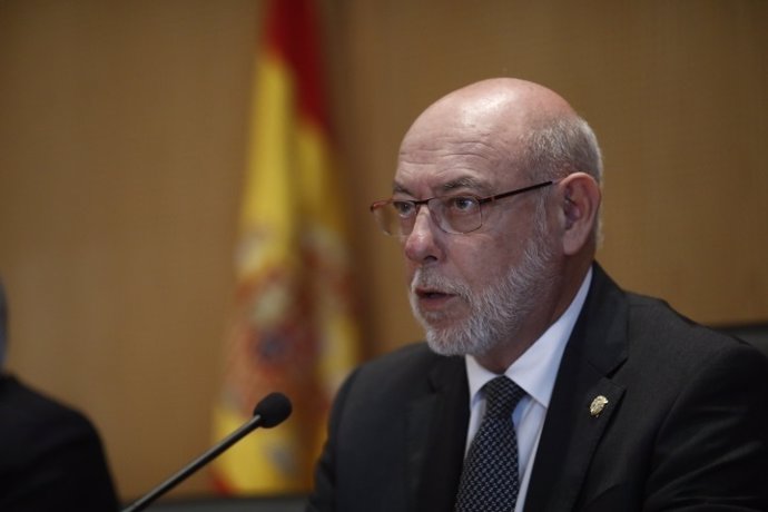 El fiscal general del Estado, José Manuel Maza, en rueda de prensa