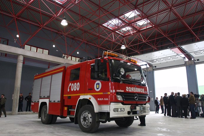 Camión de bomberos de Málaga