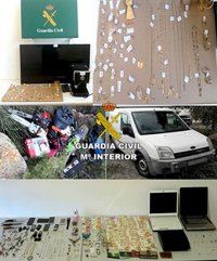 Desarticulan 3 grupos criminales por 81 delitos de robo en Ciudad Real