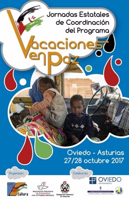 Cartel jornadas estatales de coordinación programa 'Vacaciones en Paz'