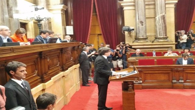 Puigdemont estudia comparecer en Senado en debate sobre 155