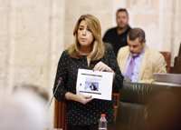 Susana Díaz exige a Moreno disculpas por uso "carroñero" del accidente del Valme