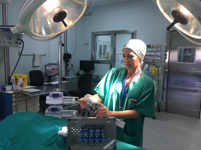 Virgen de la Victoria. Prótesis hombro