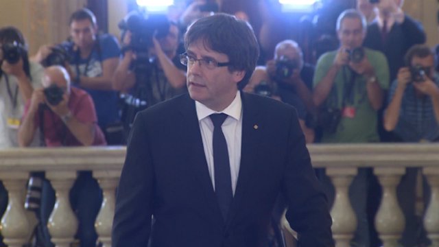 Puigdemont podría acudir mañana al Senado