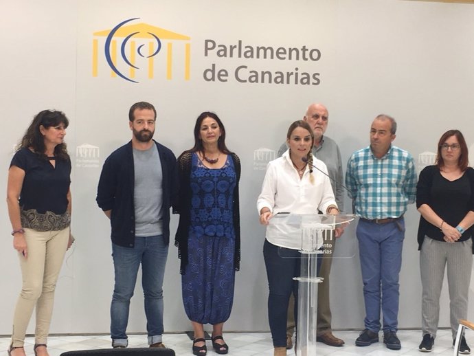 Rueda de prensa de Podemos