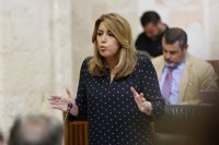 Susana Díaz a Moreno: "Yo he hecho lo que tiene que hacer un presidente" y Rajoy "ni debate ni presenta" los PGE