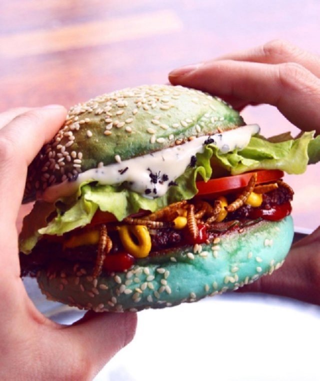 Hamburguesa de bichos