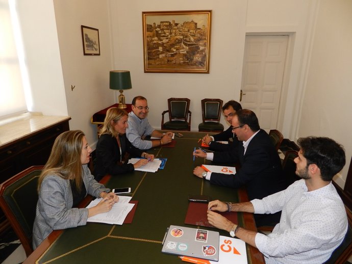 Reunión PP-Ciudadanos para Presupuestos 2018 en Cáceres              
