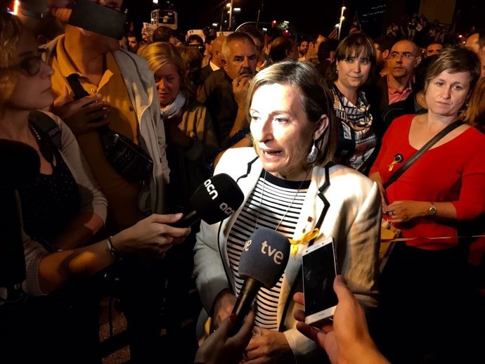 La presidenta del Parlament, Carme Forcadell