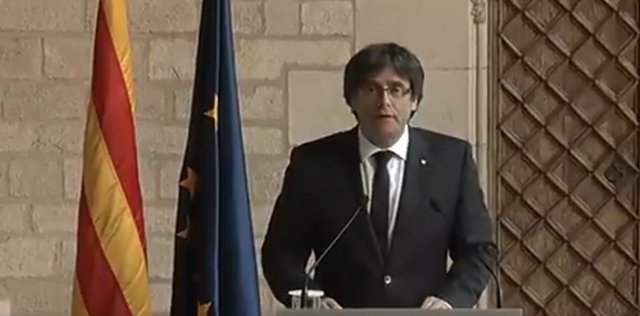 El pte.Carles Puigdemont