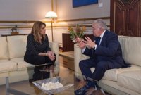 Susana Díaz recibe al presidente del Tribunal Constitucional
