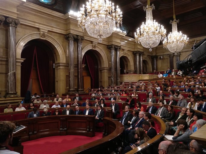 Ple del Parlament de Catalunya